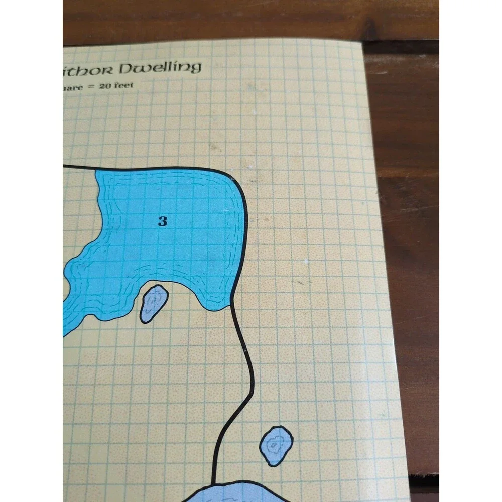 TSR 1992 House Millithor Dwelling Dwelling Battle Maze Sheet